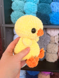 Chick Weighted Crochet Plushie