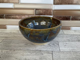 19 oz Blue Brown Ceramic Bowl