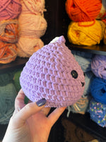 Chocolate Kiss Crochet Plushie - Purple