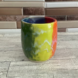 13 oz Rainbow Ceramic Cup
