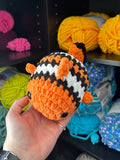 Clownfish Crochet Plushie - Small