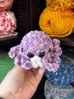 Mini Spider Crochet Plushie - Purple Sky