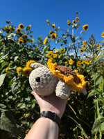 Turtle Crochet Plushie - Sunflower