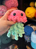 Jellyfish Crochet Plushie - Bubblegum and Seaglass
