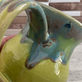 12 oz Aurora Green over Green Opal Ceramic Mug