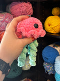 Jellyfish Crochet Plushie - Bubblegum and Seaglass