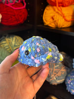 Pocket Stingray Crochet Plushie - Blue Confetti