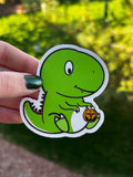 Trick or Treat Tyrannosaurus Rex Sticker