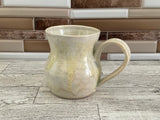 12 oz Micro Pearl Running Cat Ceramic Mug