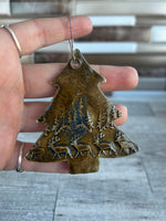 Christmas Tree Shaped Ceramic Ornament