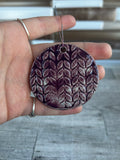 Circle Ceramic Ornament