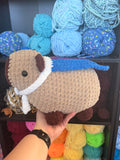 CaPRIDEbara Crochet Plushie