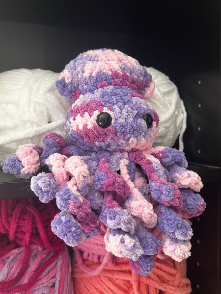 Baby Squid Crochet Plushie - Tulip