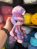 Baby Squid Crochet Plushie - Tulip