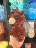 Highland Cow Weighted Crochet Plushie