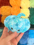 Pocket Stingray Crochet Plushie - Seaside Tones