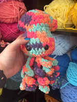Baby Squid Crochet Plushie - Hummingbird