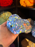 Pocket Stingray Crochet Plushie - Blue Confetti