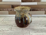 15 oz Cordovan over Light Flux Scaredy Cat Ceramic Mug