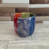 13 oz Rainbow Ceramic Cup