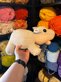 Moo Deng - Hippo Crochet Plushie