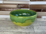 18 oz Aurora Green over Green Opal Ceramic Bowl