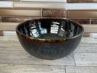 27 oz Cosmic Oil Spot Ceramic Bowl