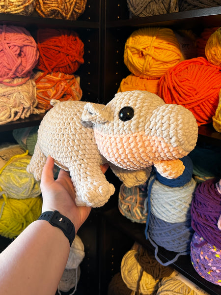 Moo Deng - Hippo Crochet Plushie