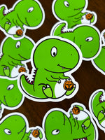 Trick or Treat Tyrannosaurus Rex Sticker