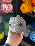 Cat Crochet Plushie - Grey