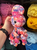 Baby Squid Crochet Plushie - Petal Power