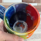 13 oz Rainbow Ceramic Mug