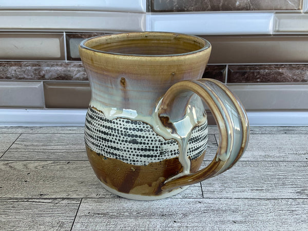 18 oz Tea Dust Flux Ceramic Mug