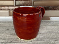 12 oz Red Ceramic Mug