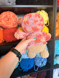 Hoodie Bear Crochet Plushie - Dried Flowers Hoodie
