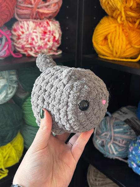 Cat Crochet Plushie - Grey