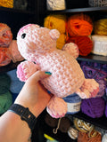 Peaceful Pig Crochet Plushie