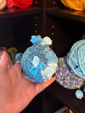 Pocket Whale Crochet Plushie - Stormy Ocean