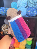 CaPRIDEbara Crochet Plushie