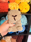 Capybara Weighted Crochet Plushie