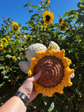 Turtle Crochet Plushie - Sunflower