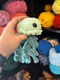 Jellyfish Crochet Plushie - Light Teal