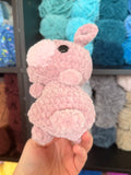Pig Weighted Crochet Plushie