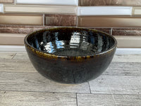 27 oz Cosmic Oil Spot Ceramic Bowl