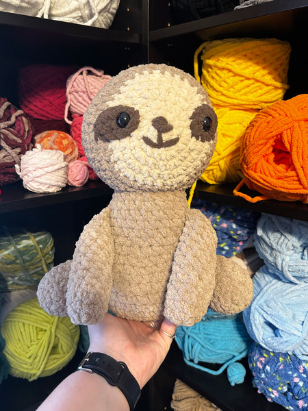 Seth the Sloth Crochet Plushie