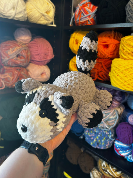 Resilient Raccoon Crochet Plushie