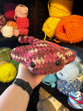 Stingray Crochet Plushie - Raspberry