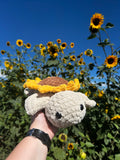 Turtle Crochet Plushie - Sunflower