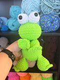 Figgy the Frog Splooter Crochet Plushie