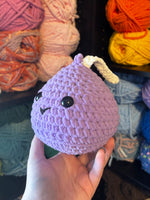 Chocolate Kiss Crochet Plushie - Purple